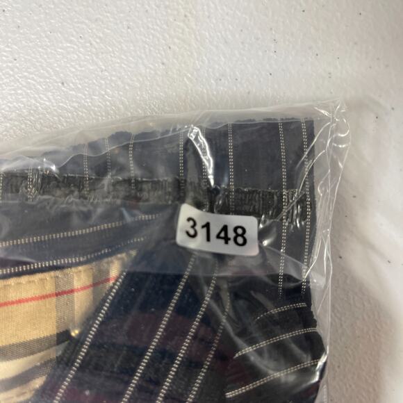 Vintage Gachu Button Up Shirt Mens 2XL Black Corduroy Textured Plaid Long Sleeve - Picture 9 of 9